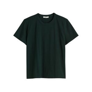 Madewell Plus Cotton Perfect Crewneck Tee in Luxury Forest